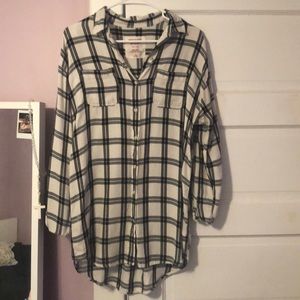 Oversized flannel